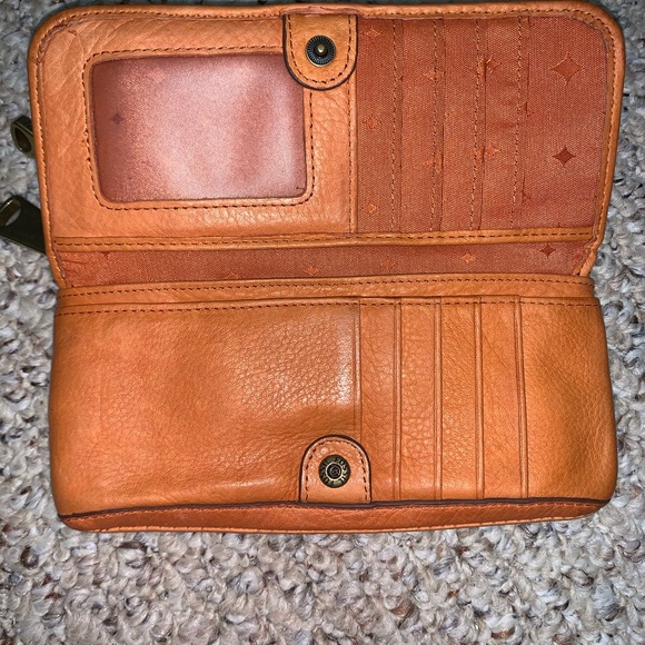 Fossil Multi Compartment Wallet (Orange) - Picture 2 of 5